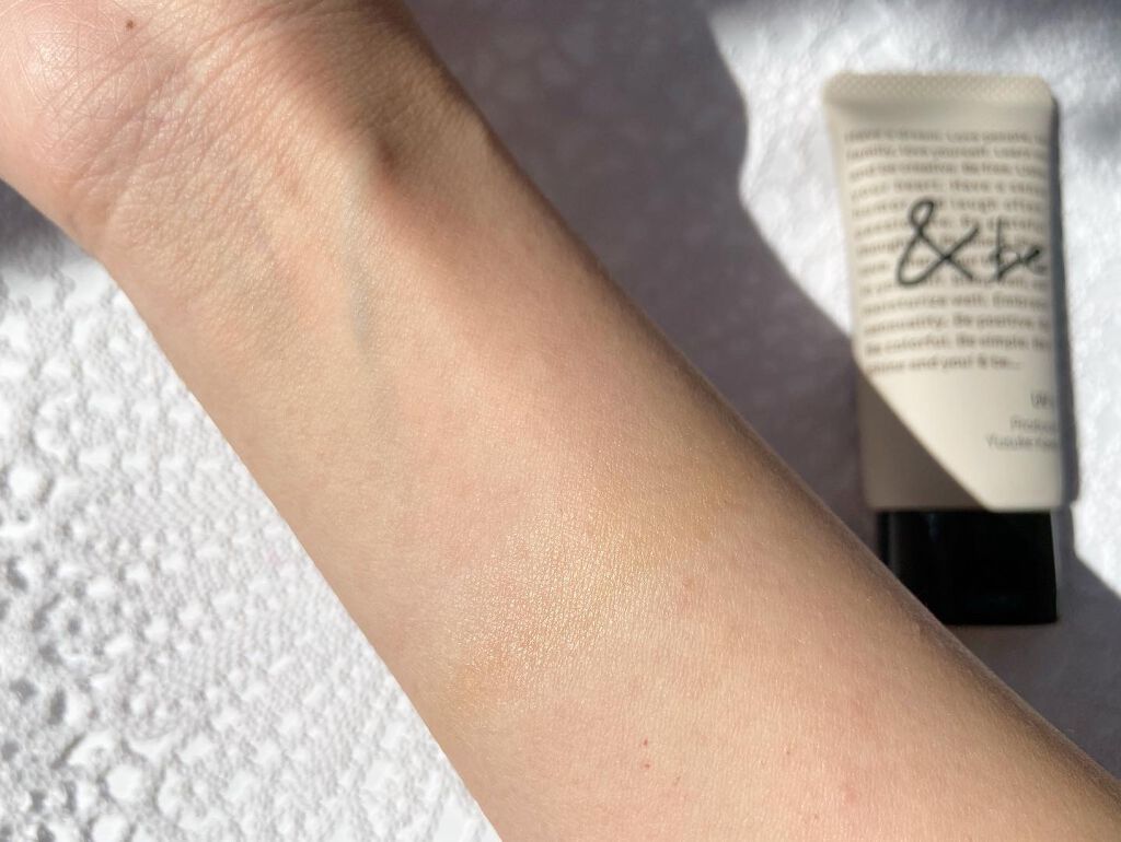 UVミルク/＆be/日焼け止め・UVケアを使ったクチコミ（3枚目）