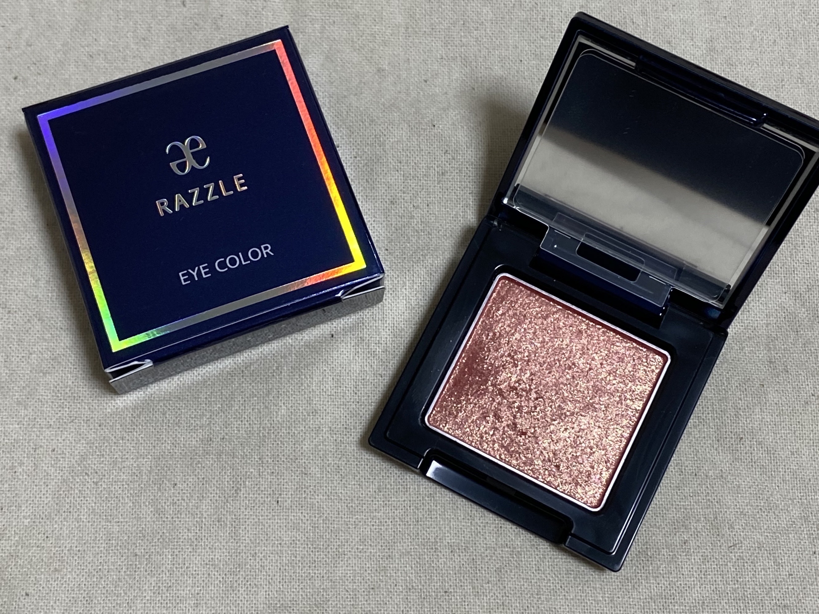 ラズル アイカラー 39 Flamingo copper/エレガンス ラズル /単色アイシャドウを使ったクチコミ（1枚目）