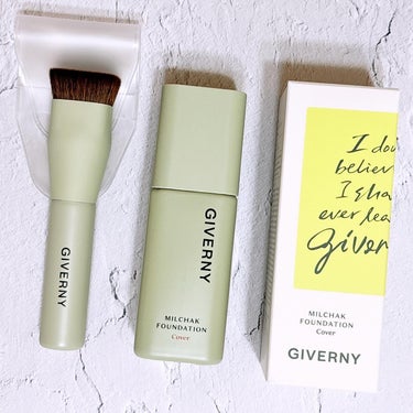 GIVERNY 密着カバーファンデーションのクチコミ「GIVERNYから商品提供をいただきました。

『GIVERNY ジヴェルニー
MILCHAK.....」（1枚目）