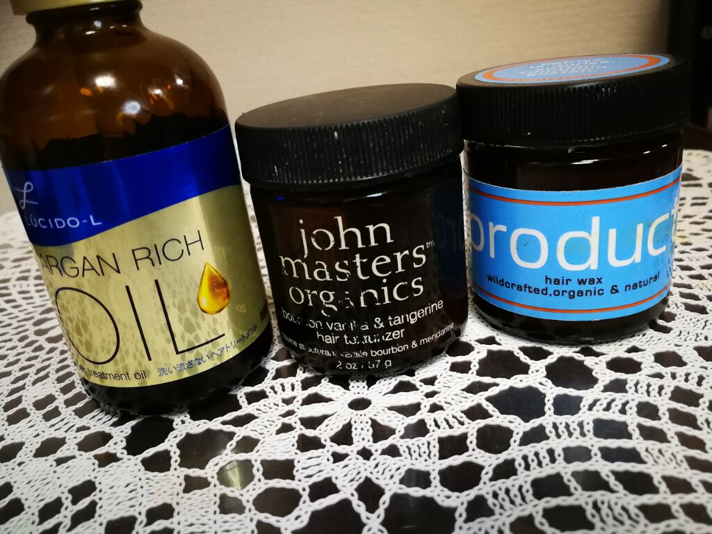バーボンバニラ&タンジェリン ヘアテクスチャライザー(オールヘア用オーガニックヘアワックス)/john masters organics/ヘアワックス・クリームを使ったクチコミ(1枚目)