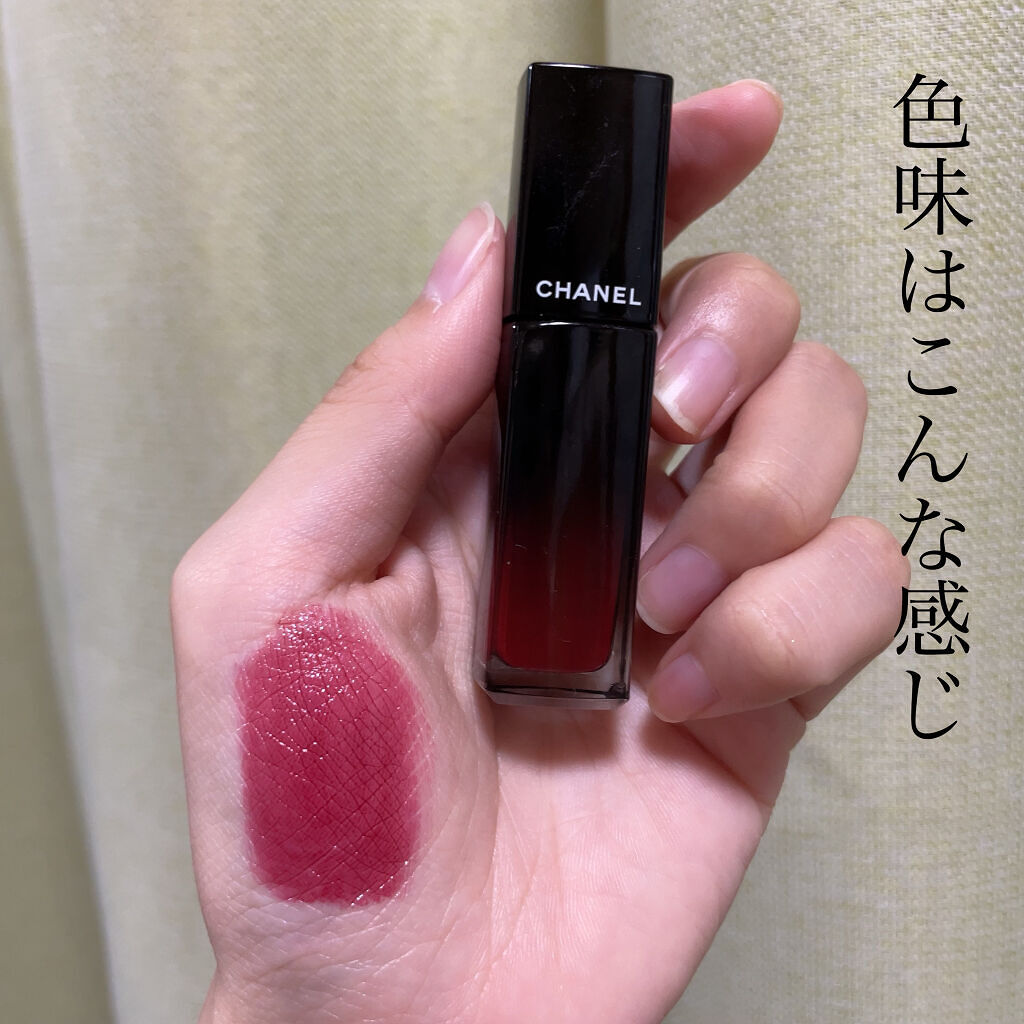 ルージュ アリュール ラック/CHANEL/口紅を使ったクチコミ（3枚目）