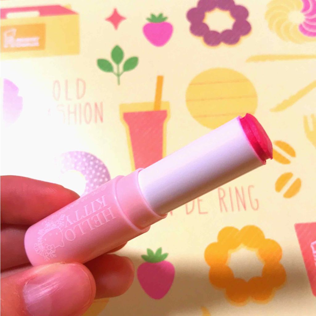Blooming Kitty リップグロス/DAISO/リップグロスを使ったクチコミ(2枚目)