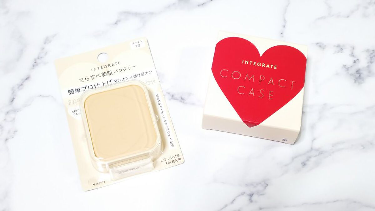 プロフィニッシュファンデーション/インテグレート/パウダーファンデーションを使ったクチコミ(1枚目)
