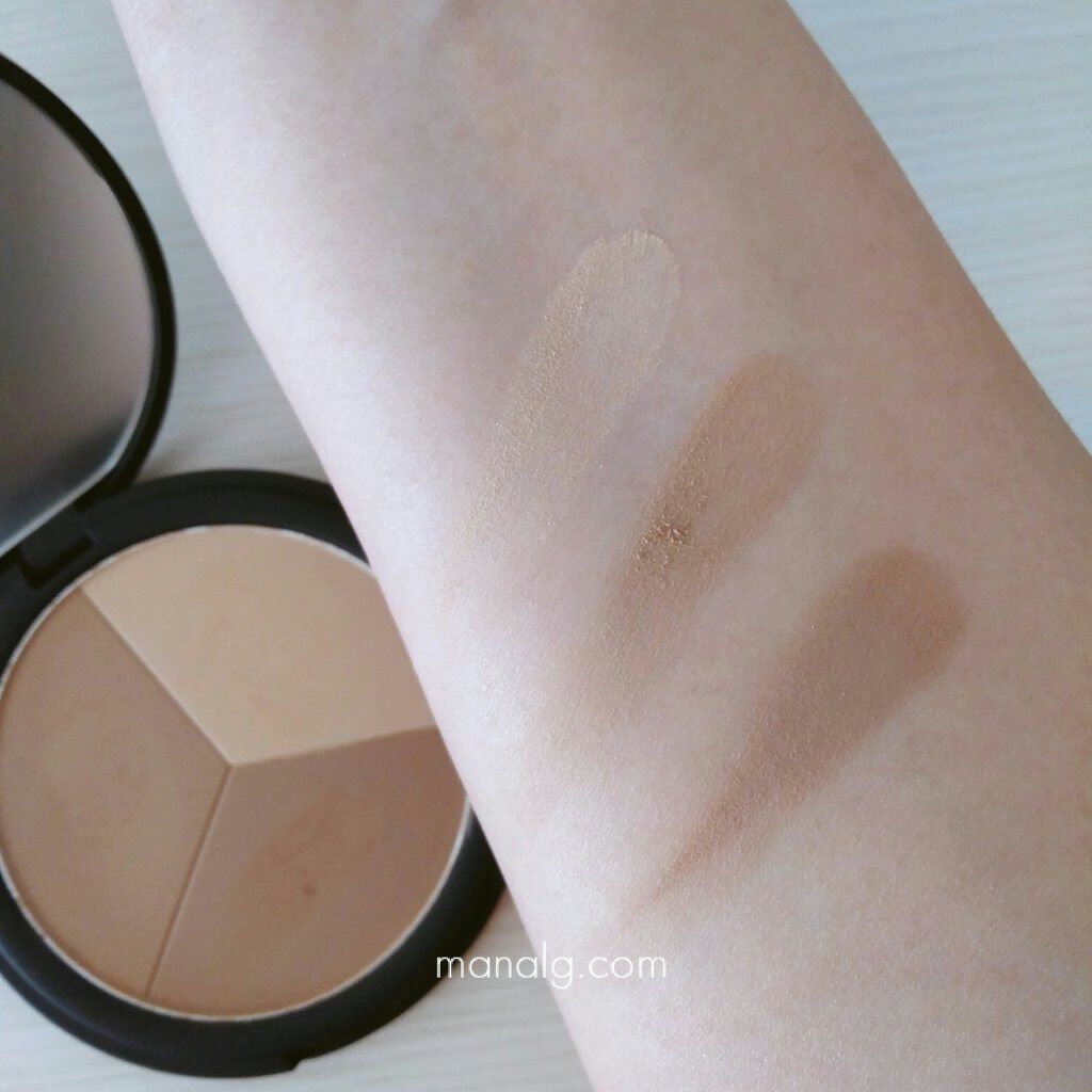 トリプルコントアパレット /heme/シェーディングを使ったクチコミ（2枚目）