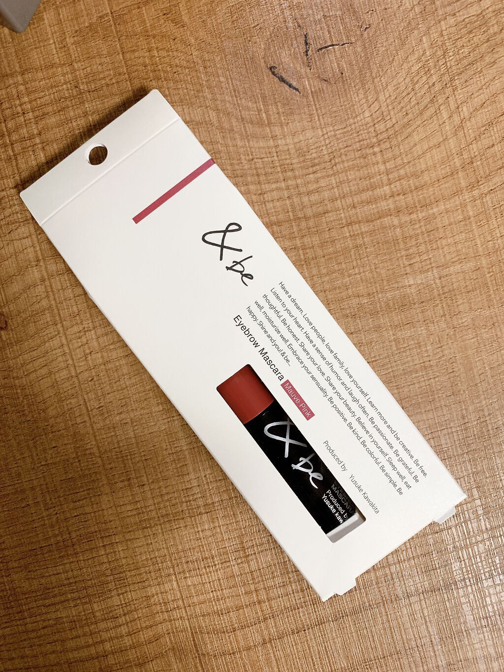 &be アイブロウマスカラ/＆be/眉マスカラを使ったクチコミ（1枚目）