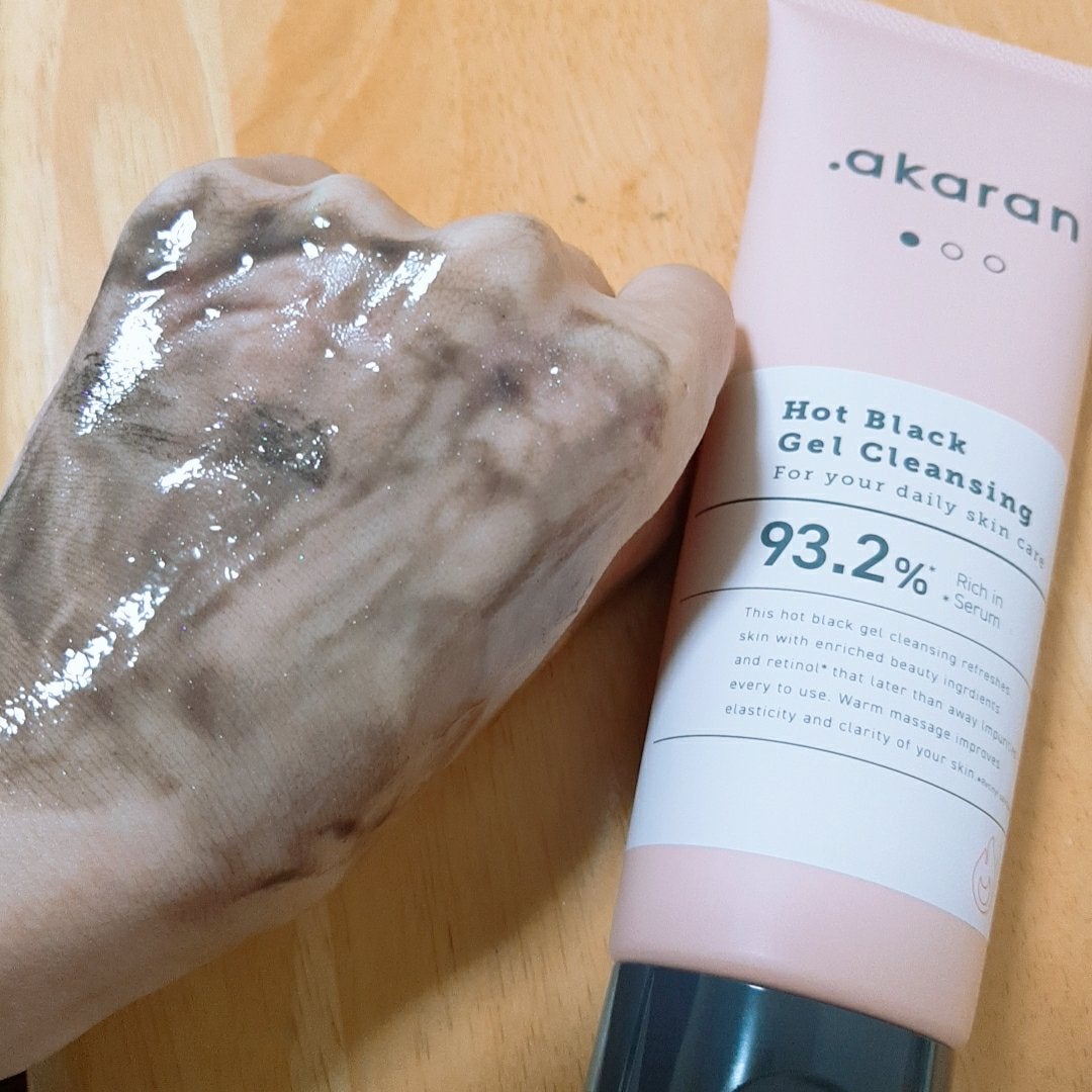 ホットブラックジェルクレンジング/.akaran/クレンジングジェルを使ったクチコミ(4枚目)