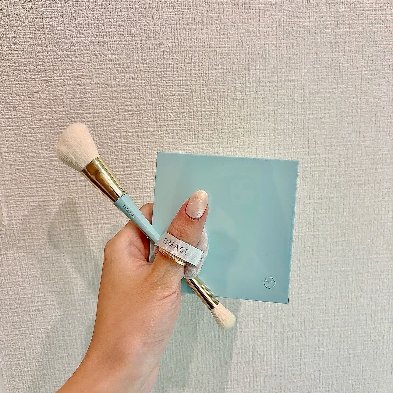 ハイライトシェーディングパレット/TIMAGE/パウダーハイライトを使ったクチコミ（3枚目）