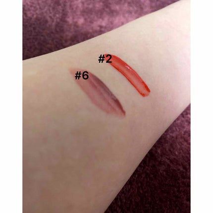 ジューシーラスティングティント/rom&nd/リップティントを使ったクチコミ(2枚目)