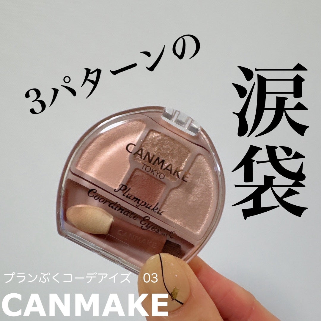 プランぷくコーデアイズ/キャンメイク/パウダーアイシャドウを使ったクチコミ(1枚目)