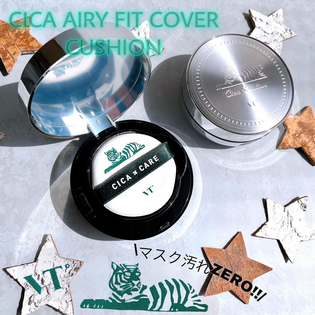 CICA エアリーフィットカバークッション/VT/クッションファンデーションを使ったクチコミ(1枚目)