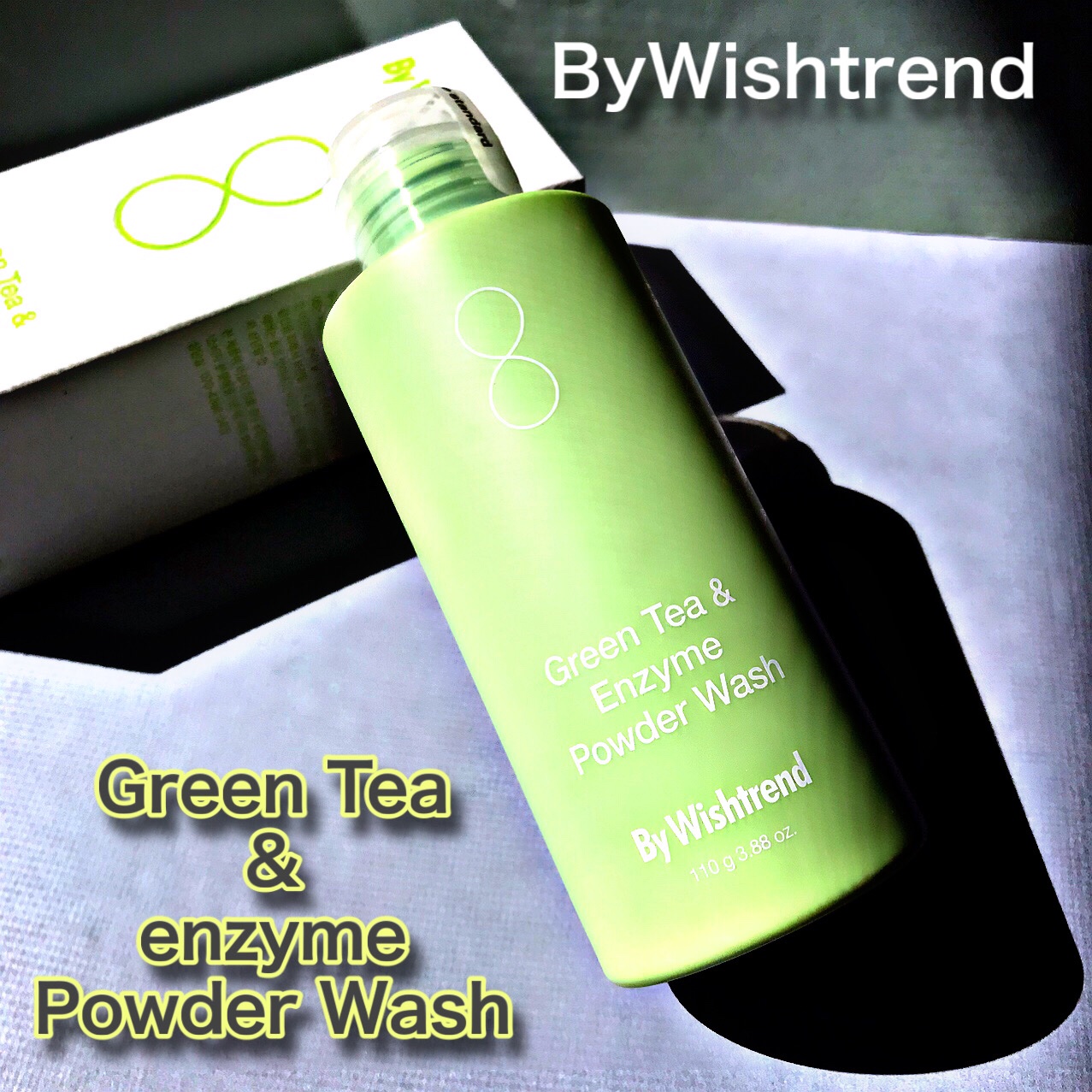 グリーンティー&エンザイムパウダーウォッシュ/By Wishtrend/洗顔パウダーを使ったクチコミ（2枚目）