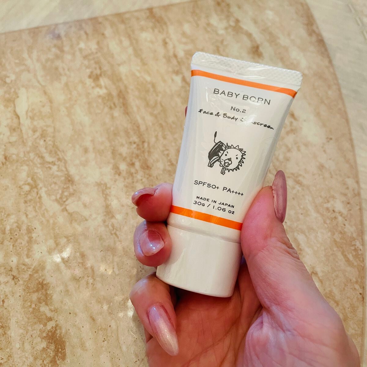 日焼け止め乳液/BABY BORN/日焼け止めミルクを使ったクチコミ(1枚目)