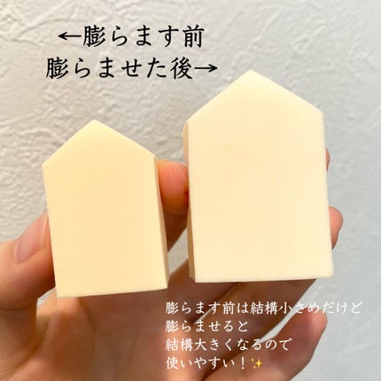 スポンジ各種/DAISO/パフ・スポンジを使ったクチコミ(2枚目)