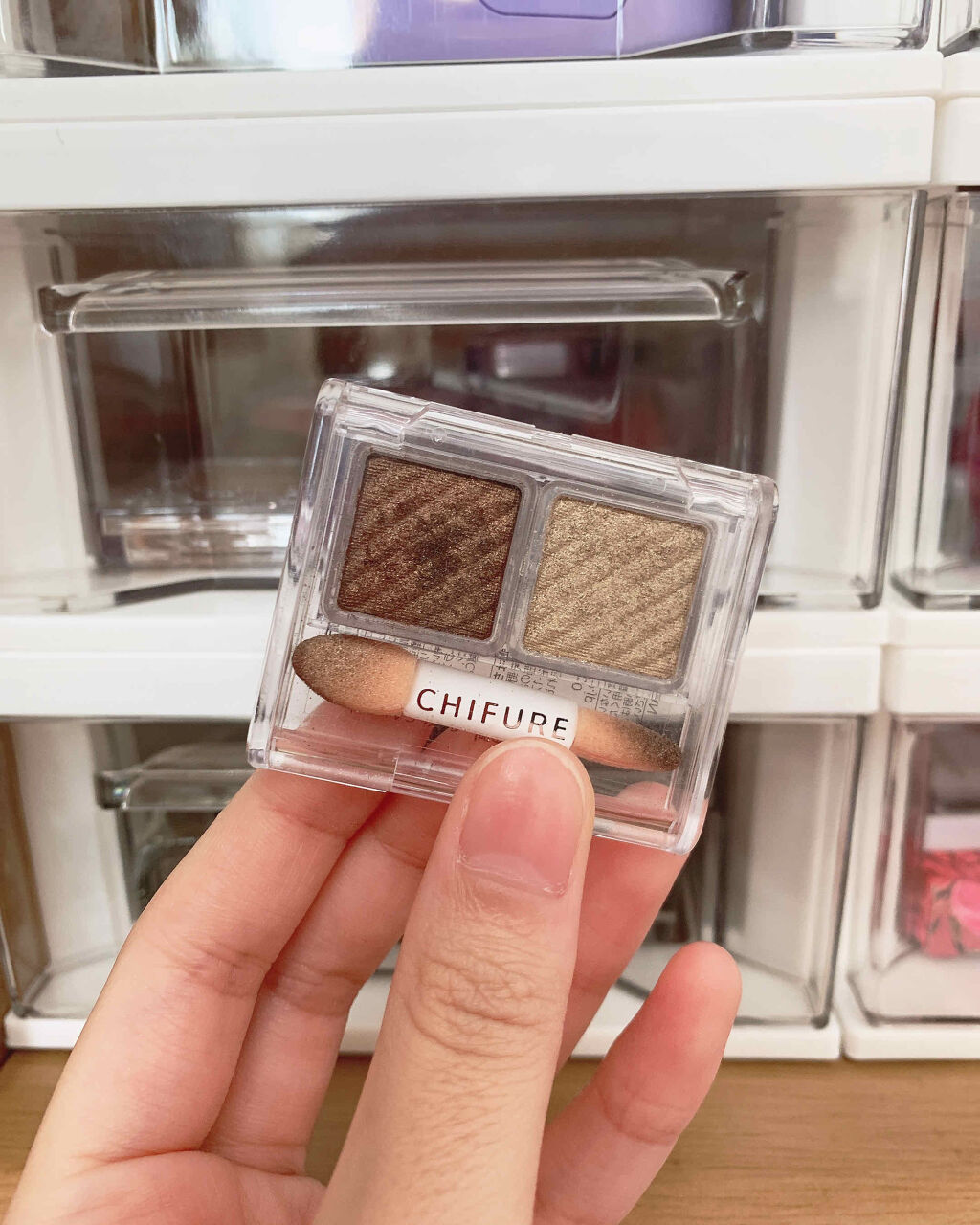 アイ カラー(チップ付)/ちふれ/アイシャドウパレットを使ったクチコミ（1枚目）