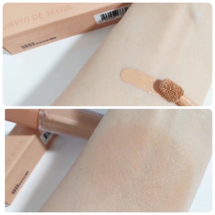 ジャビンドゥソウル ウインクファンデーションパクト/Javin De Seoul/クッションファンデーションを使ったクチコミ(4枚目)