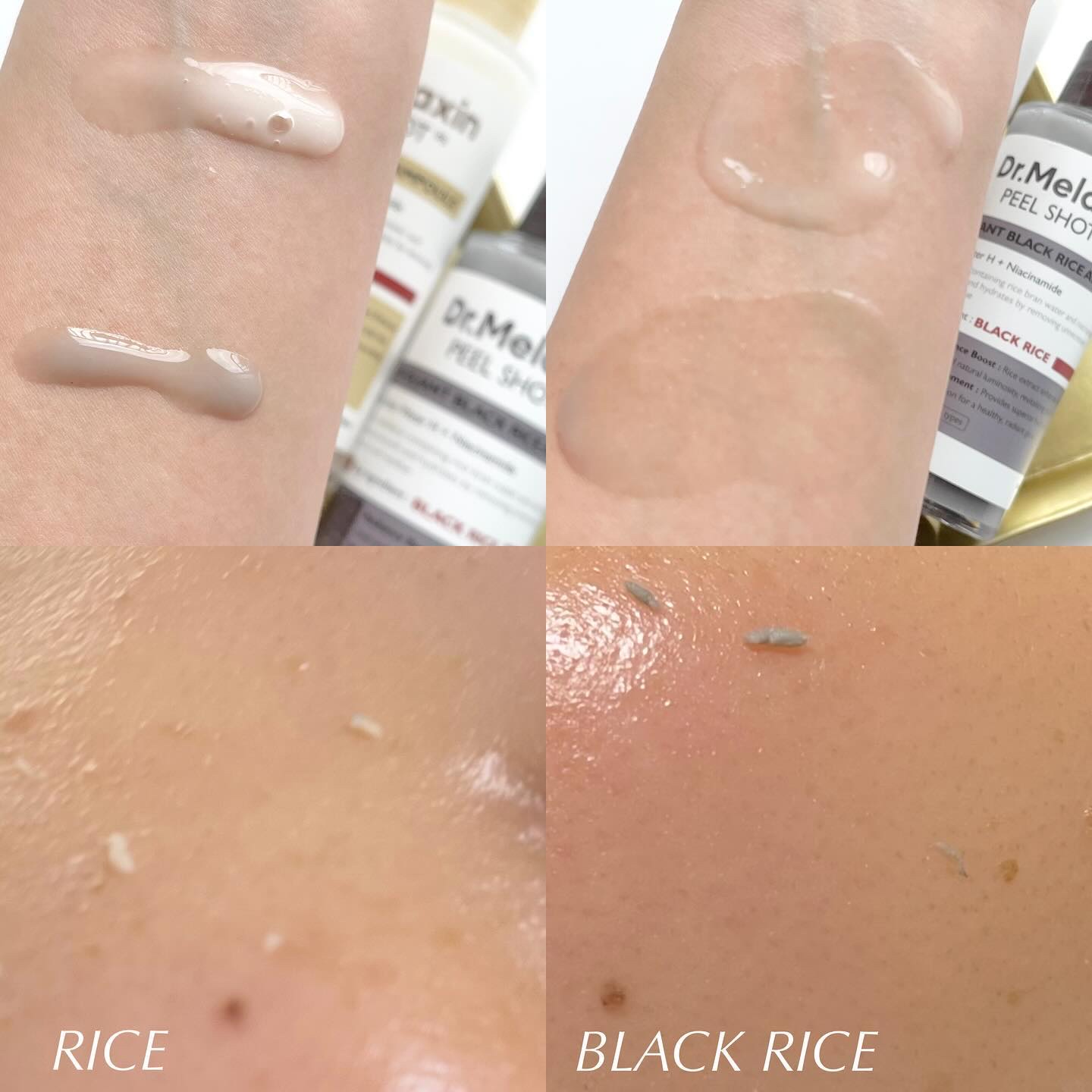 白米ピールショットゴマージュアンプル/Dr.Melaxin/美容液を使ったクチコミ（3枚目）