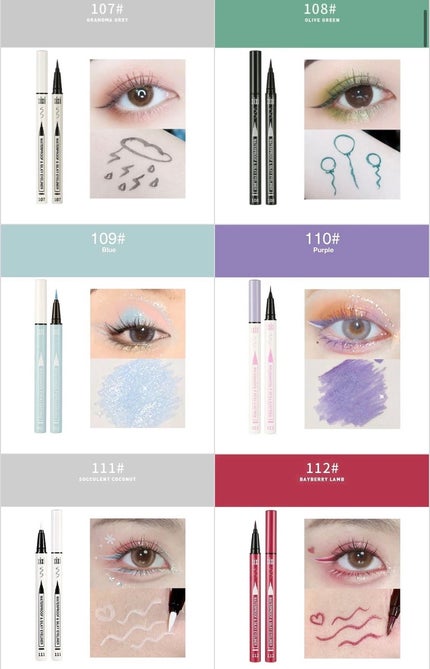 PRETTY EYES/xixi/リキッドアイライナーを使ったクチコミ(5枚目)