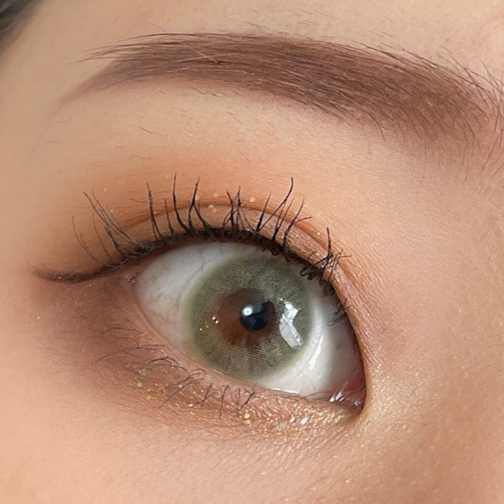 GRUNGE 1month Ivy Olive/TeAmo/１ヶ月（１MONTH）カラコンを使ったクチコミ（1枚目）