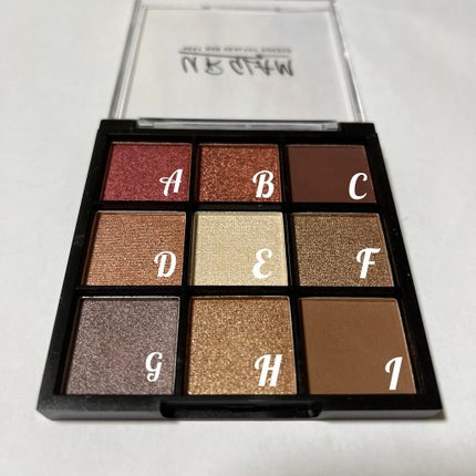 UR GLAM BLOOMING EYE COLOR PALETTE/U R GLAM/アイシャドウパレットを使ったクチコミ(3枚目)