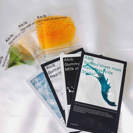 ガムシートマスク コラーゲン※10ミルク※11ステッカー/Abib /シートマスク・パックを使ったクチコミ(1枚目)