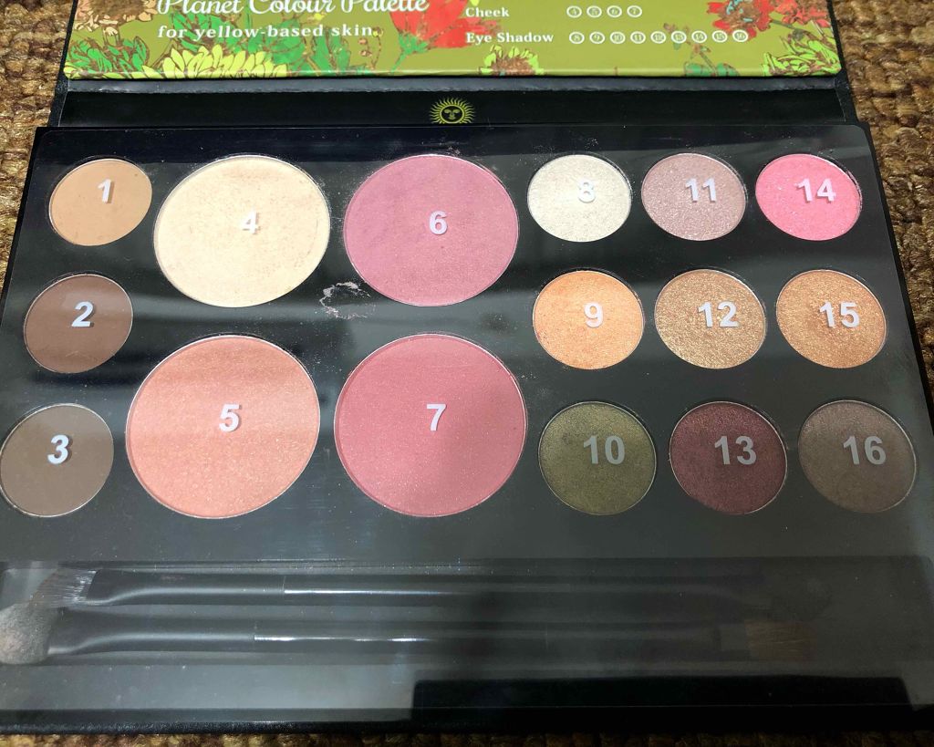 プラネットカラーパレット/マリブビューティー/メイクアップキットを使ったクチコミ(1枚目)