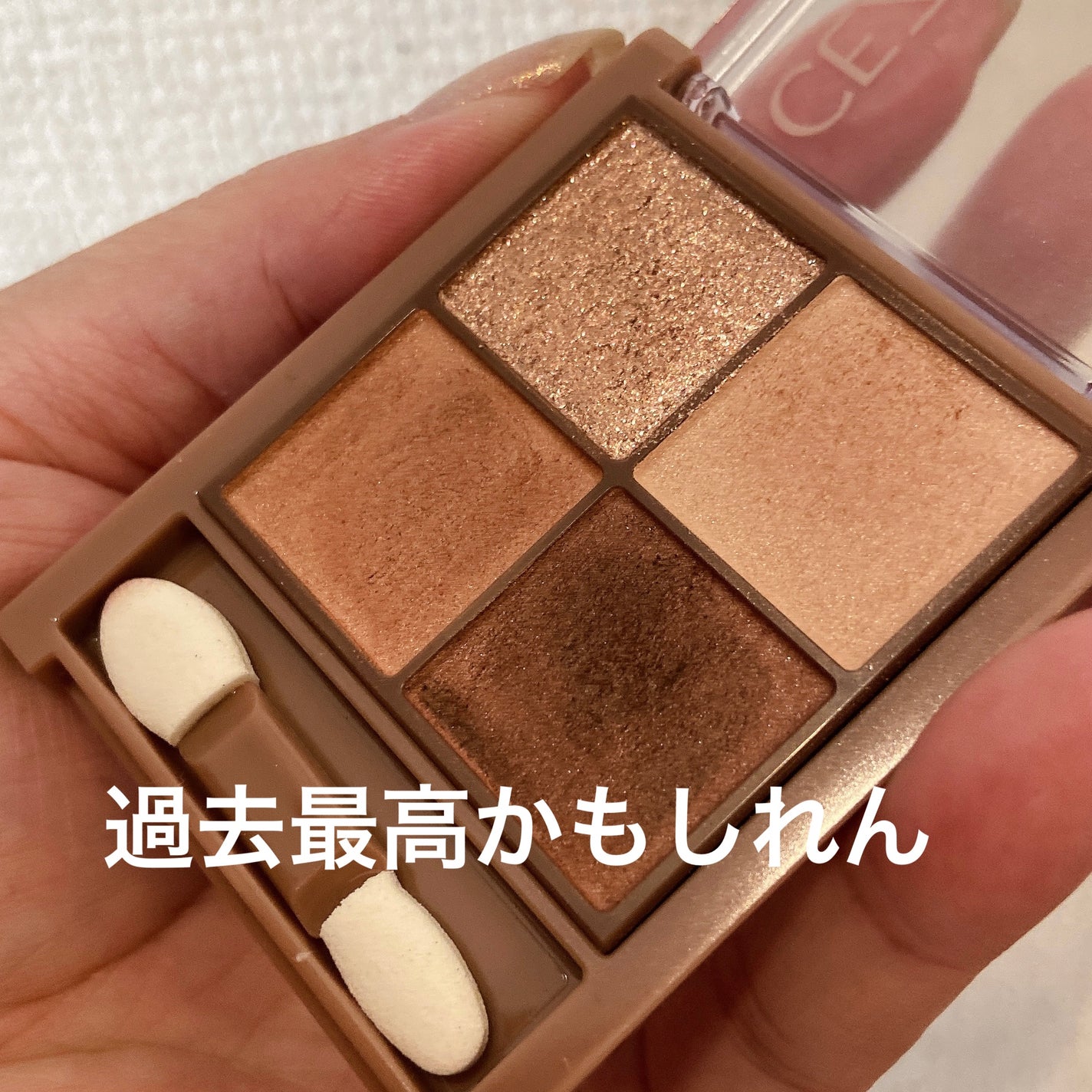 ビタートーンアイシャドウ/CEZANNE/パウダーアイシャドウを使ったクチコミ(1枚目)