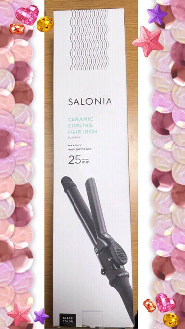 SALONIA セラミックカールヘアアイロン チリングリーン 25mm/32mm/SALONIA/カールアイロンを使ったクチコミ（1枚目）