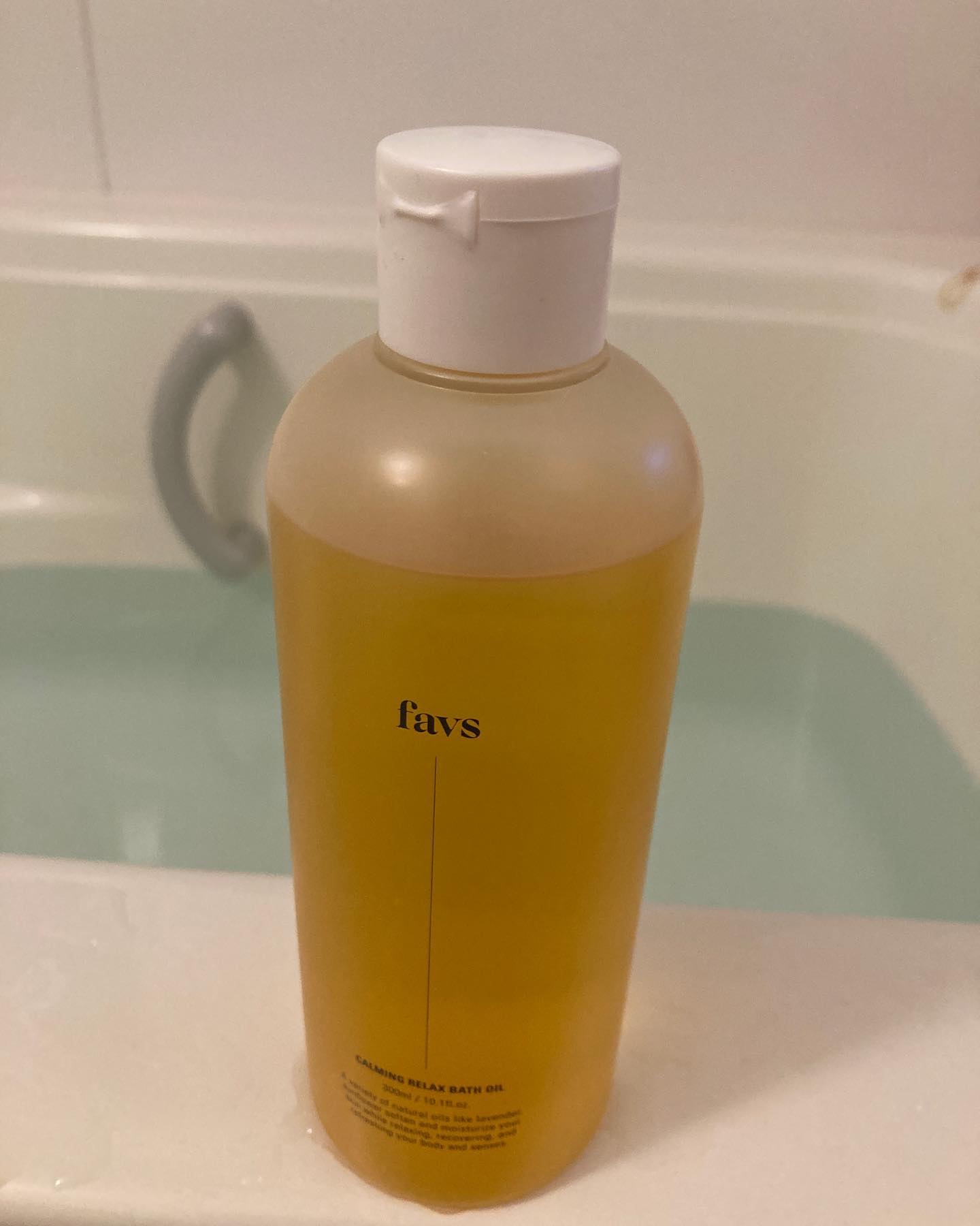 カーミングリラックスバスオイル/favs/保湿系入浴剤を使ったクチコミ（1枚目）