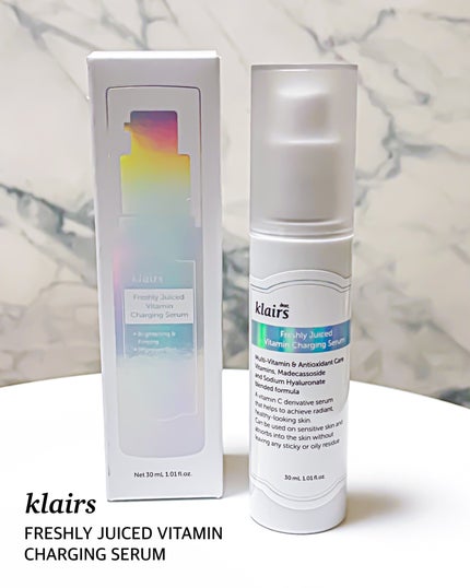 フレッシュリージュースドビタミンチャージングセラム(30ml)/Klairs/美容液を使ったクチコミ(6枚目)