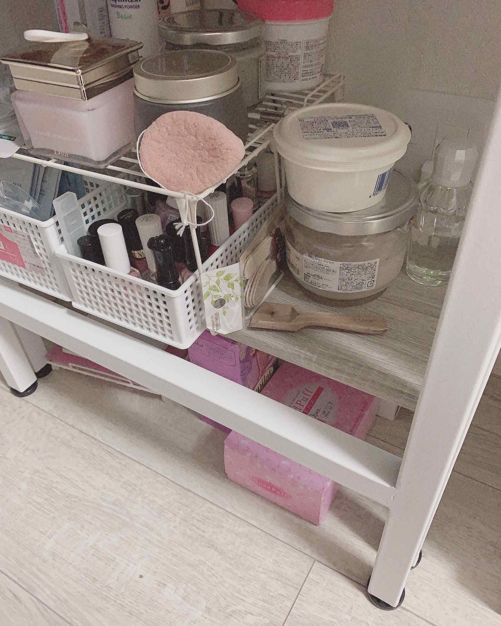 3段式クリアーケース/DAISO/その他化粧小物を使ったクチコミ（3枚目）