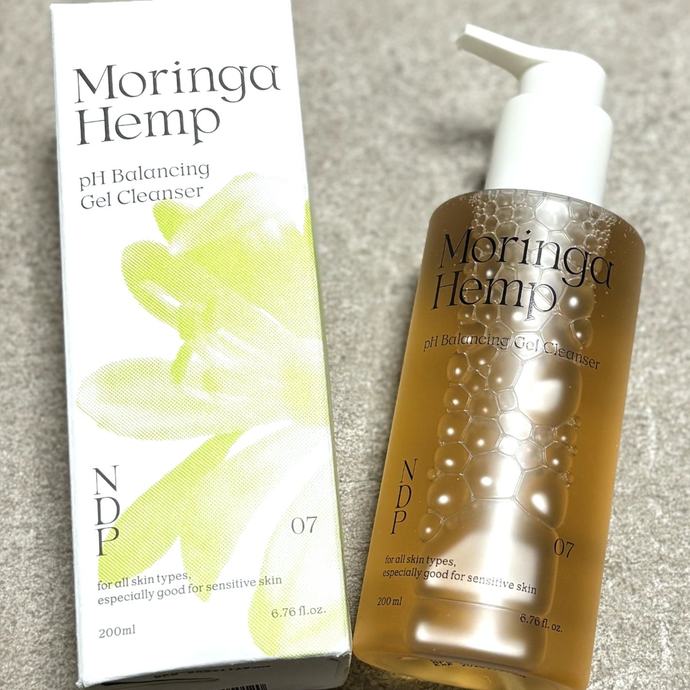 モリンガヘンプpHバランシングジェルクレンザー/NATURAL DERMA PROJECT/クレンジングジェルを使ったクチコミ(1枚目)