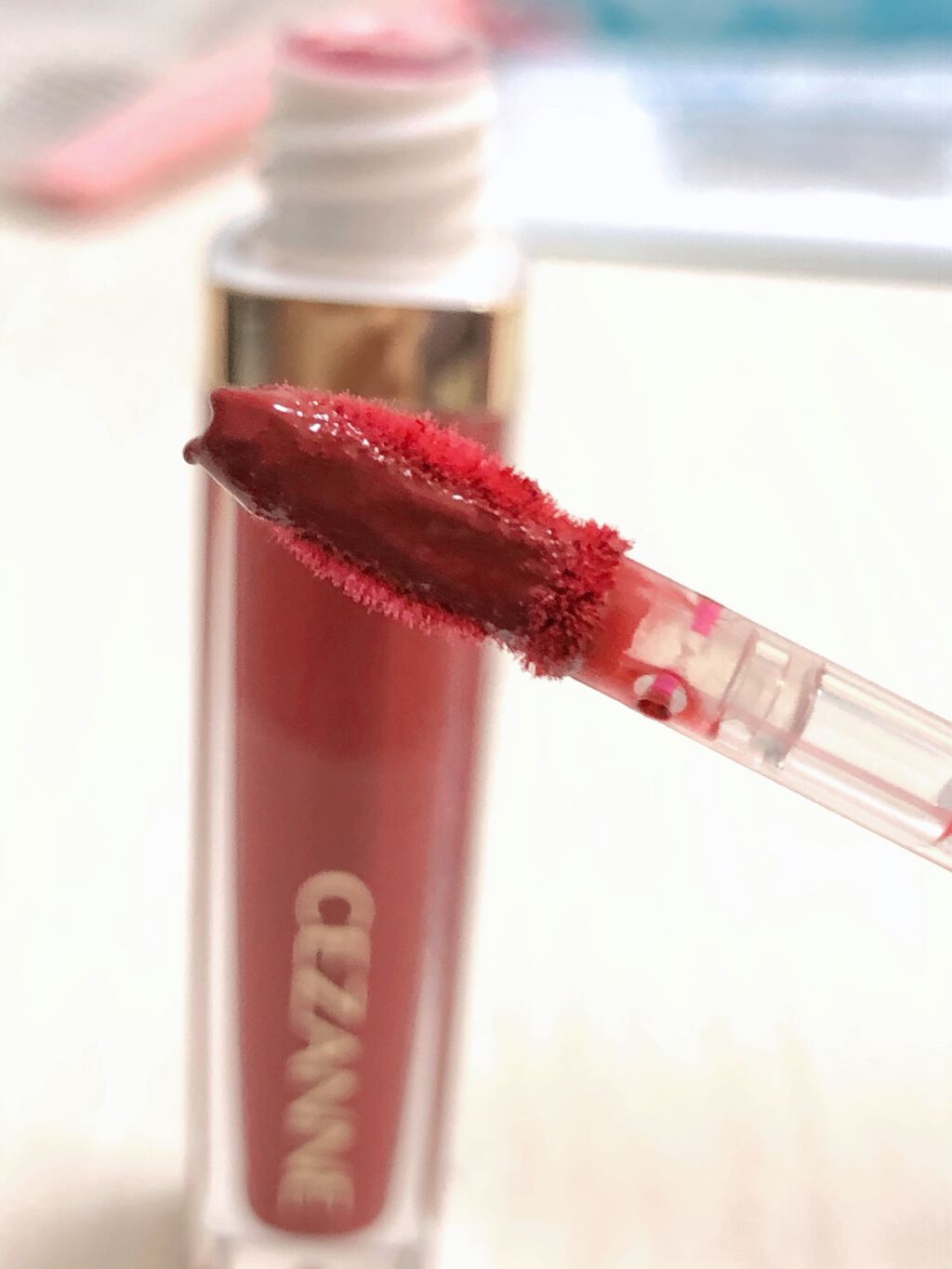 カラーティントリップ/CEZANNE/リップティントを使ったクチコミ（2枚目）