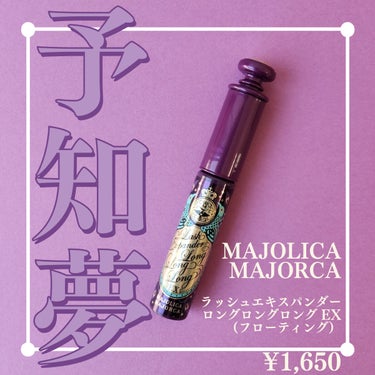 ラッシュエキスパンダー ロングロングロング ＥＸ （フローティング）/MAJOLICA MAJORCA/マスカラを使ったクチコミ（1枚目）