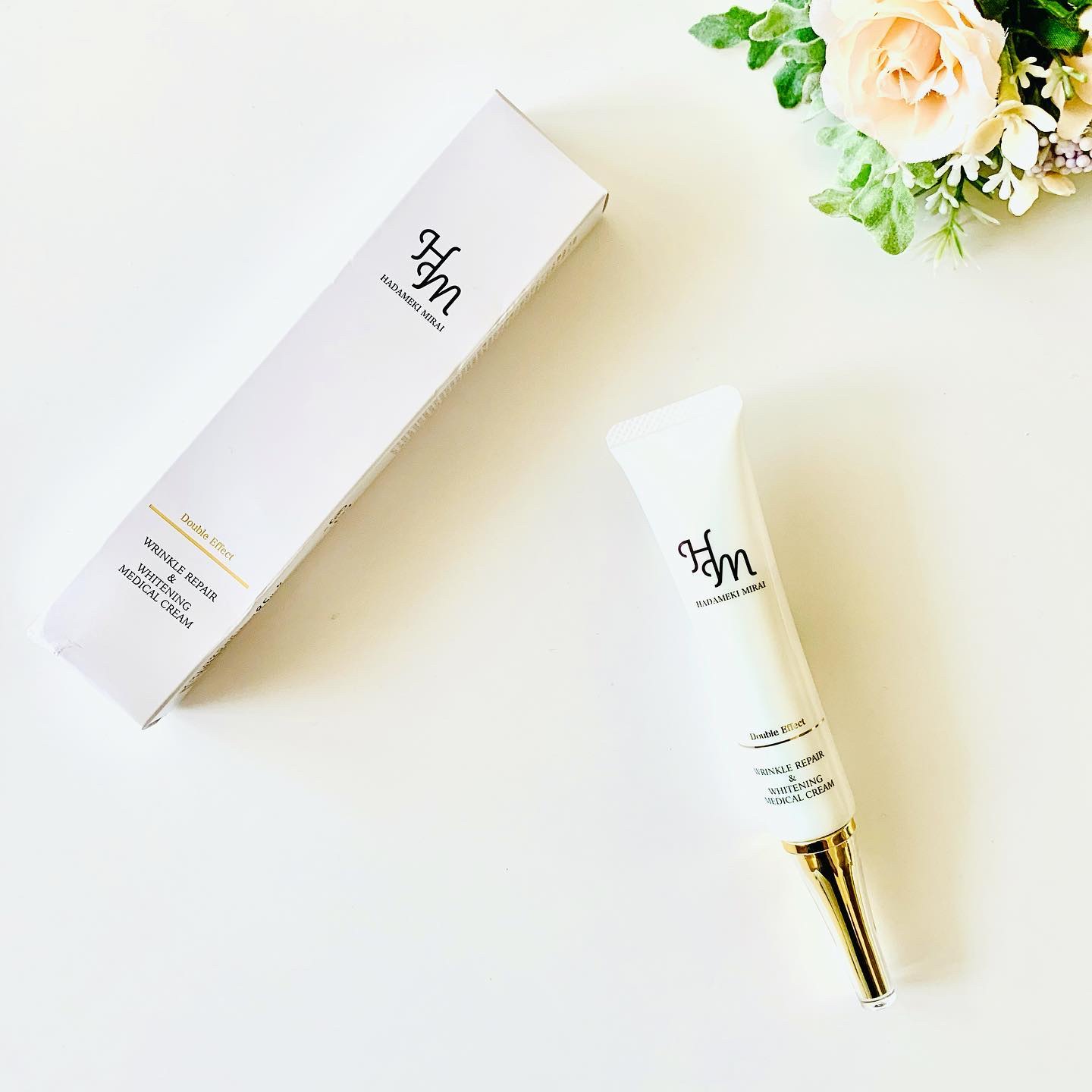 リンクルリペア&ホワイトニング メディカルクリーム/ハダメキミライ/アイケア・アイクリームを使ったクチコミ（1枚目）