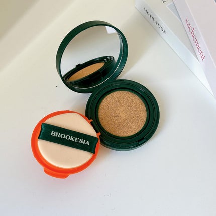 スキンエンハンサー コンパクト クッション (マット)/BROOKESIA/クッションファンデーションを使ったクチコミ(4枚目)