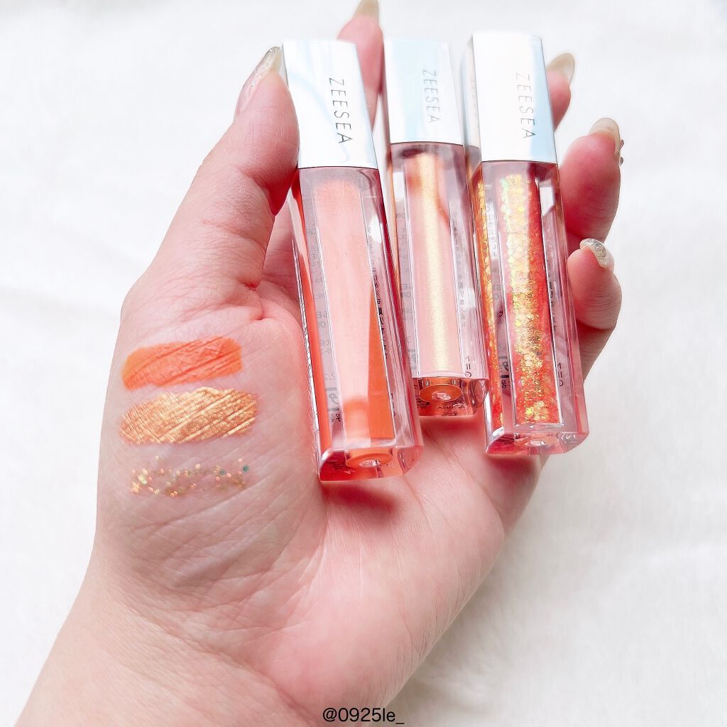 ダイヤモンドシリーズ 星空リキッドアイシャドウ/ZEESEA/リキッドアイシャドウを使ったクチコミ(3枚目)