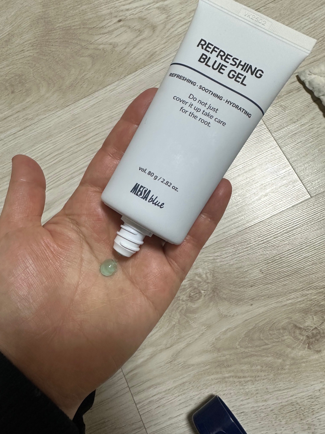 メサブルーリフレッシングブルージェル/MESAblue/フェイスクリームを使ったクチコミ（2枚目）