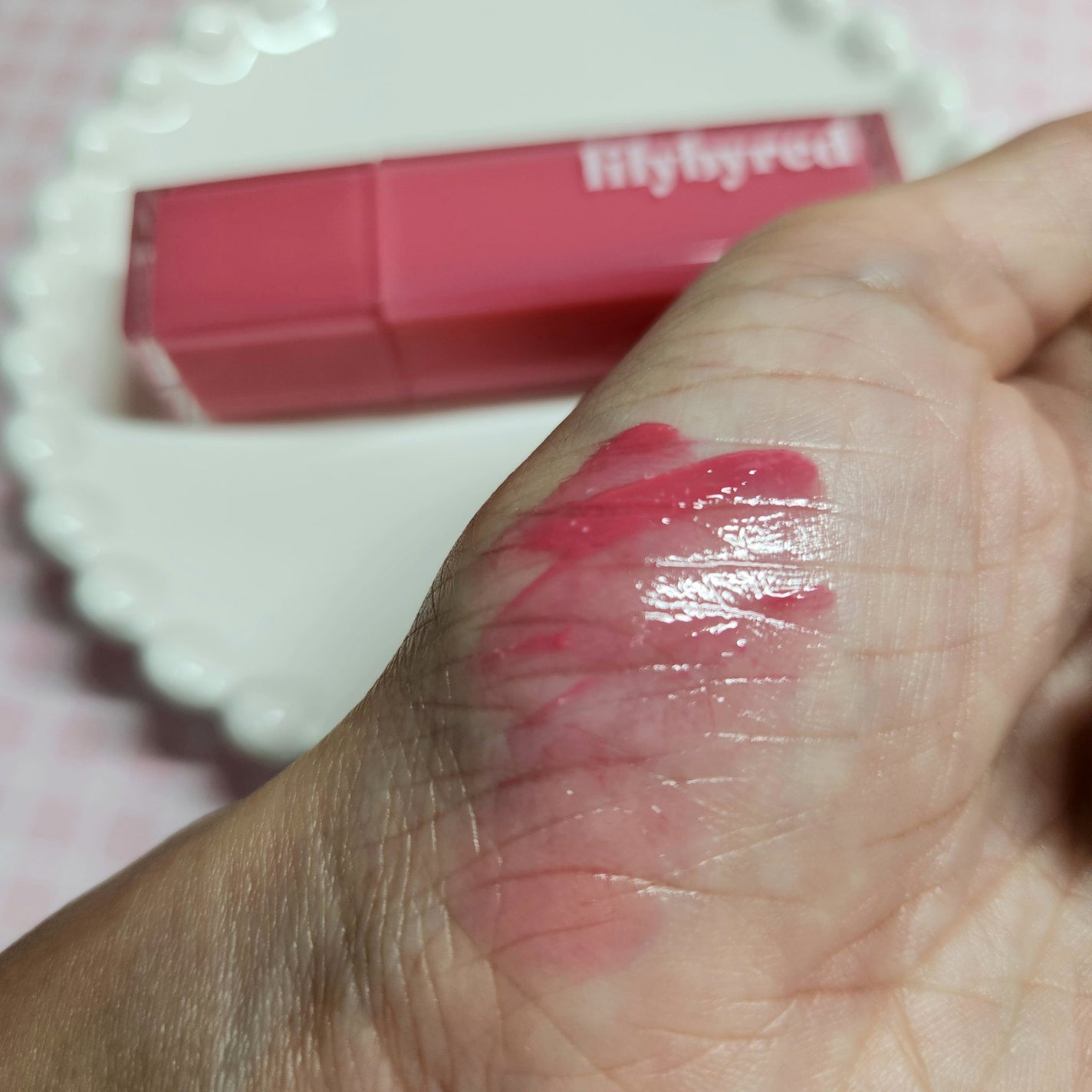 ブラッディライアー コーティングティント/lilybyred/リップティントを使ったクチコミ(3枚目)