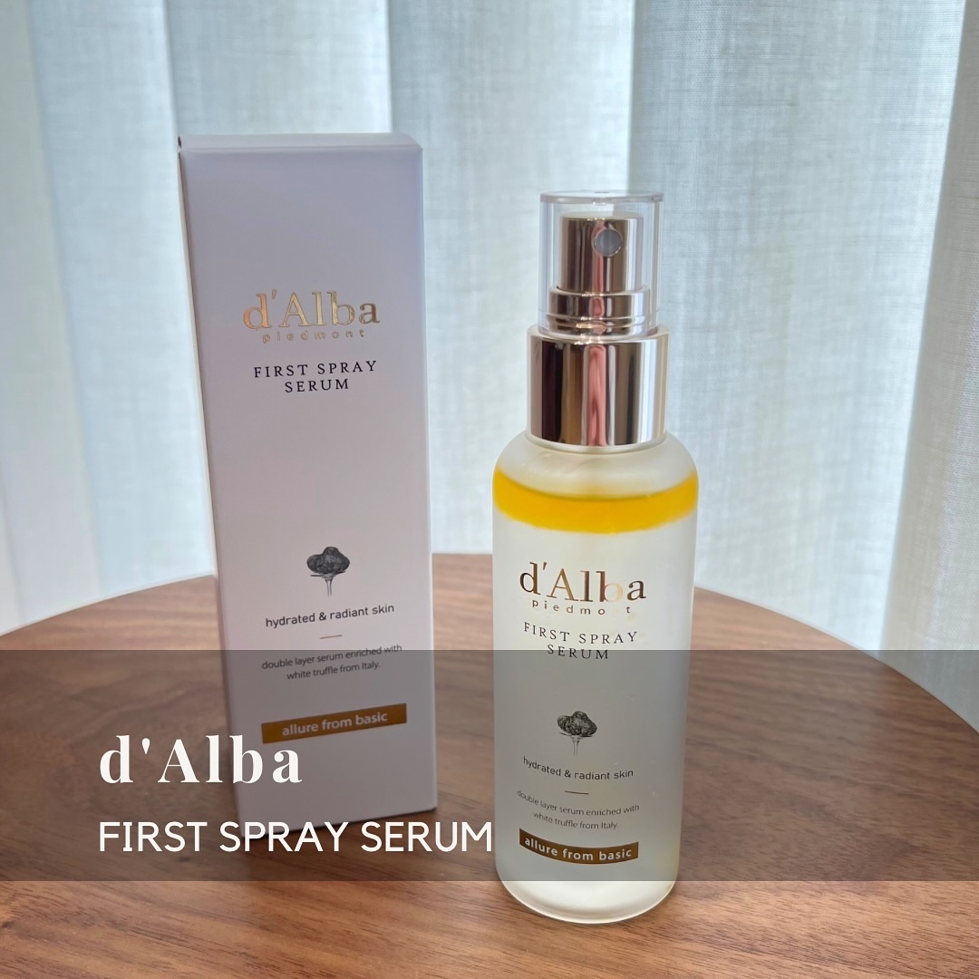 ダルバ ホワイトトリュフファーストスプレーセラム/ダルバ/ミスト状化粧水を使ったクチコミ（1枚目）