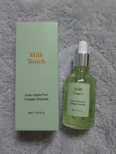 Milk Touch グリーンアップルポアコラーゲンアンプルのクチコミ「みずみずしくて匂いなし！
気軽に使えるコラーゲンアンプル🫶


■Milk Touch
グリー.....」（1枚目）
