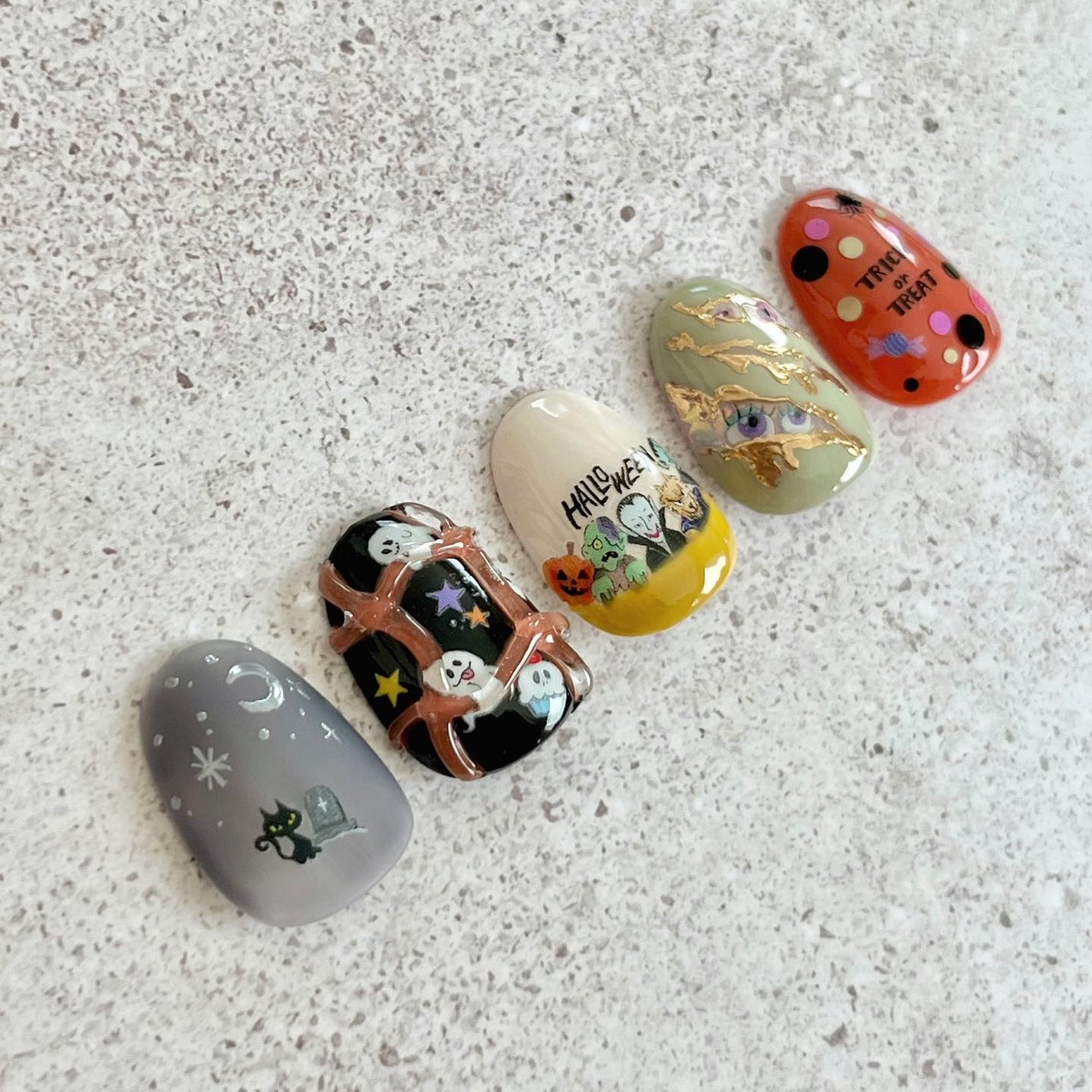 うらなか りか プロデュース Tiny Spooky Halloween/tsumekira/ネイル用品を使ったクチコミ(3枚目)