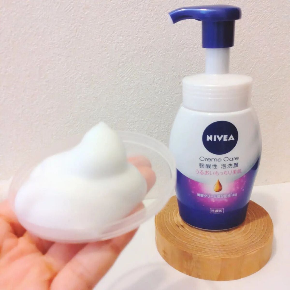 ニベア クリアビューティー弱酸性泡洗顔 もっちり美肌/ニベア/泡洗顔を使ったクチコミ(1枚目)