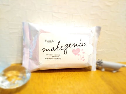 makegenic メイク直し用乳液コットンシート ボタニカルモイスト/素数/クレンジングシートを使ったクチコミ(2枚目)