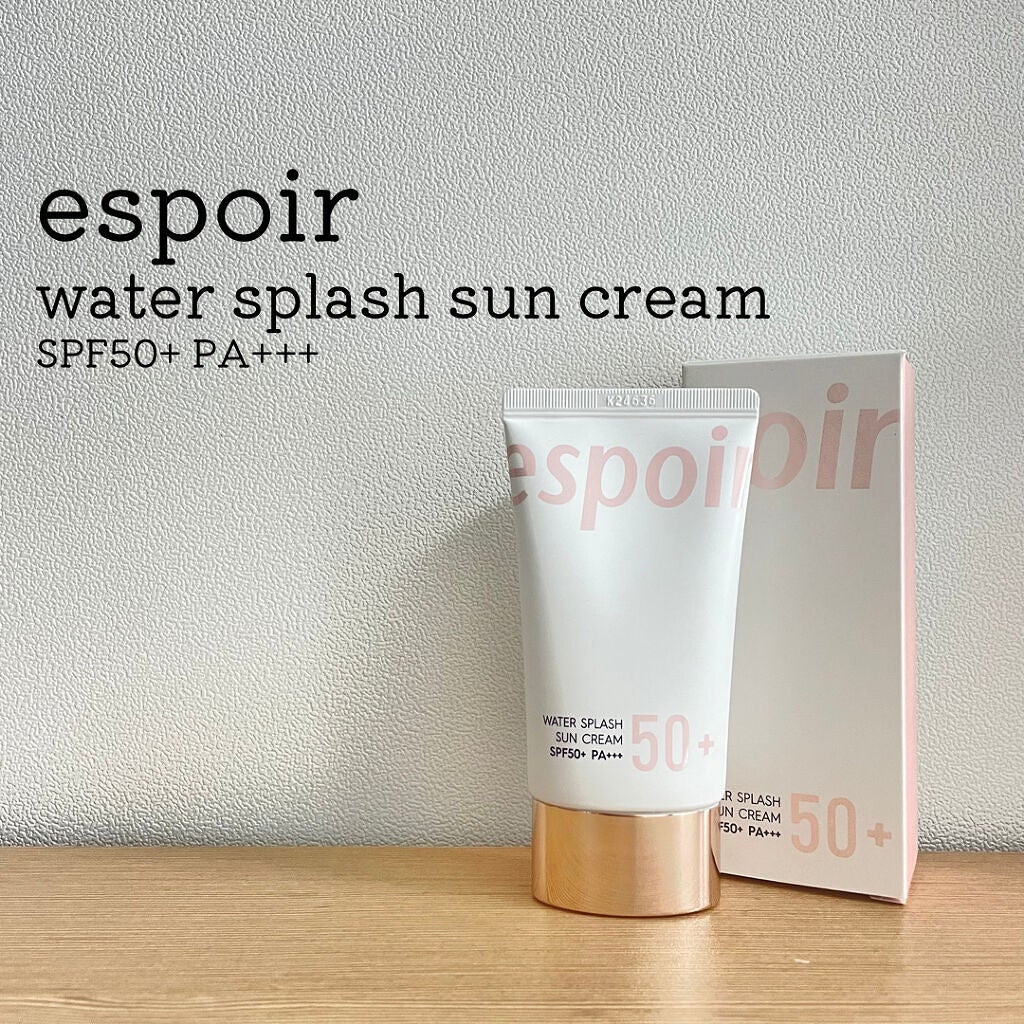 ウォータースプラッシュサンクリーム/espoir/日焼け止め・UVケアを使ったクチコミ(1枚目)