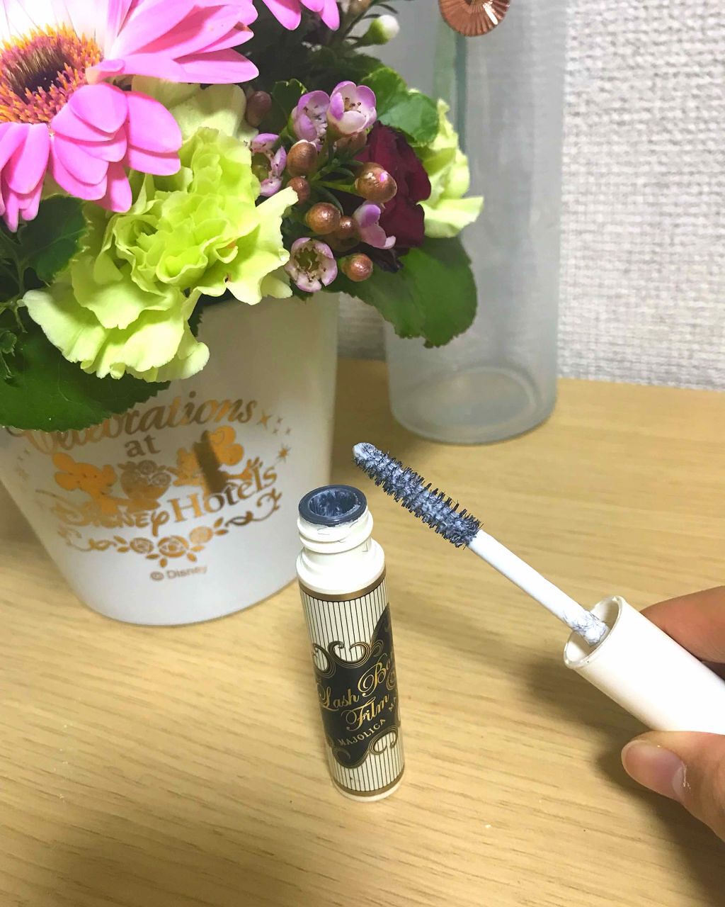 ラッシュボーン ブラックファイバーイン/MAJOLICA MAJORCA/マスカラ下地を使ったクチコミ（2枚目）