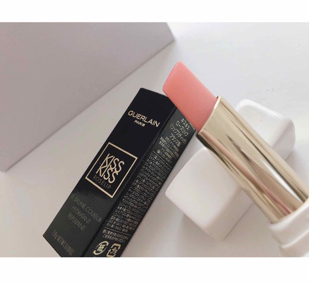 キスキス ローズリップ R371 Morning Rose/GUERLAIN/口紅を使ったクチコミ（3枚目）