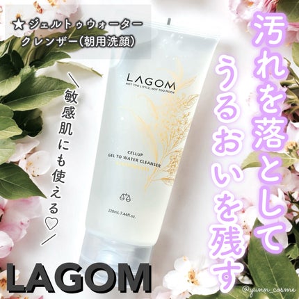 ラゴム ジェルトゥウォーター クレンザー(朝用洗顔)/LAGOM /その他洗顔料を使ったクチコミ(1枚目)