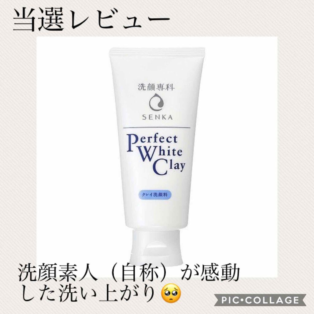 パーフェクトホワイトクレイ/SENKA(専科)/洗顔フォームを使ったクチコミ(1枚目)