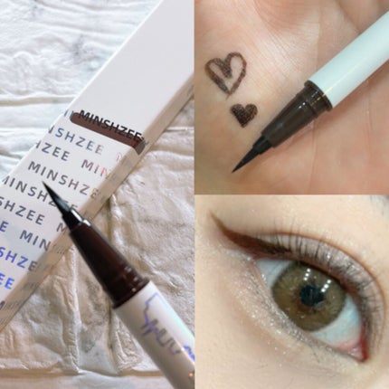 ファインスピードドライアイライナー/MINSHZEE/リキッドアイライナーを使ったクチコミ(6枚目)