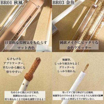 ダイヤモンドシリーズ 星空リキッドアイシャドウ/ZEESEA/リキッドアイシャドウを使ったクチコミ(4枚目)